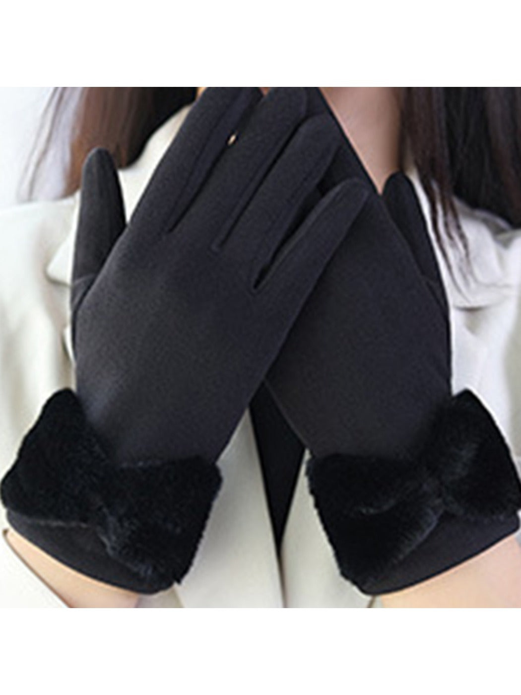 Gloving - Women's Winter Touchscreen Gloves with Bow