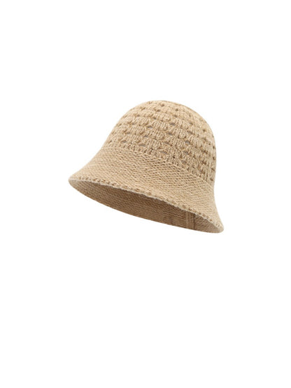 Haila - Winter Openwork Knitted Bucket Hat