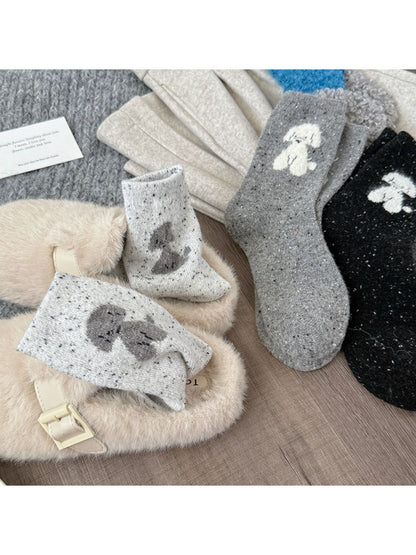 Rufia - Soft Dog Accent Crew Socks