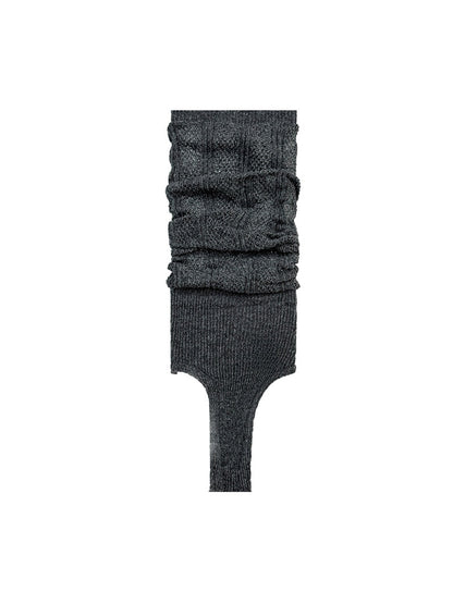 Cozyra - Hollow-Out Solid Knit Women's Leg Warmers