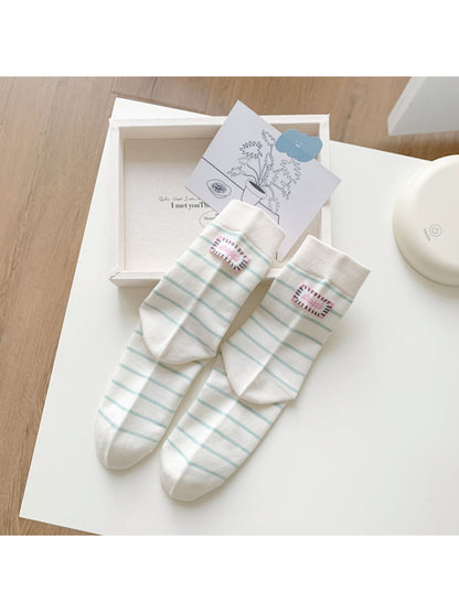 Rufia - Minimal Stripe Crew Socks product image 4