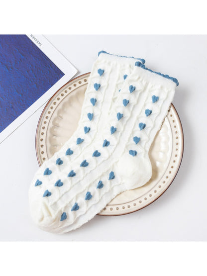 Rufia - Sweet Floral Textured Crew Socks product image 8