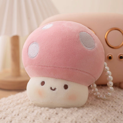Koco Macaron-Colored Mushroom Keychain for gift accessory