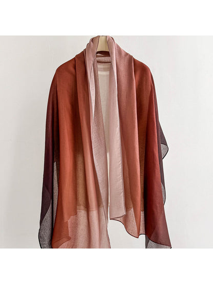 Scarvii - Flowing Floral Print Summer Wrap Scarf