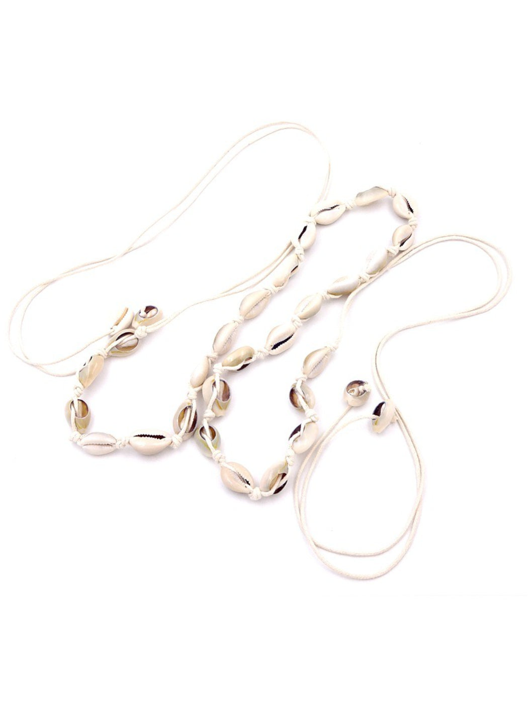 Beco Shell String Tie Adjustable Waist Belt product shape