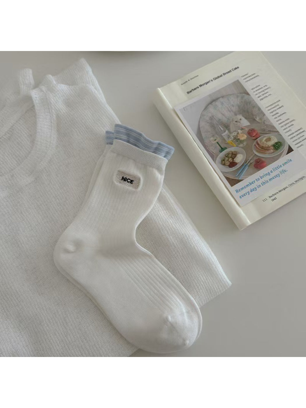 Rufia - Everyday Patch Detail Crew Socks product image 4