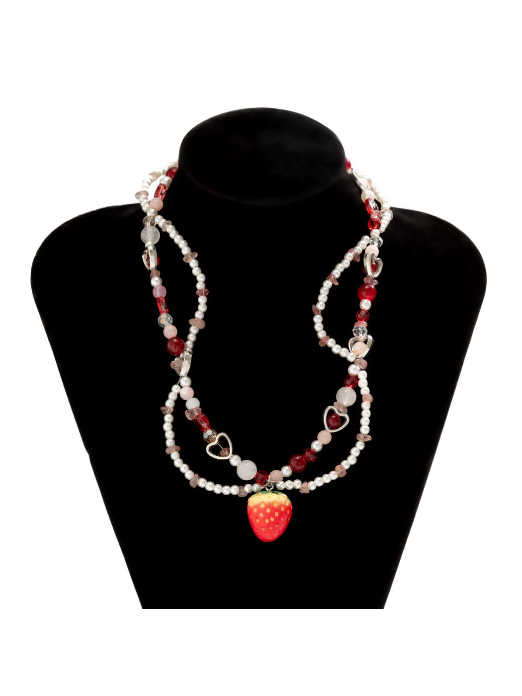 Neckit - Strawberry Charm Layered Necklace