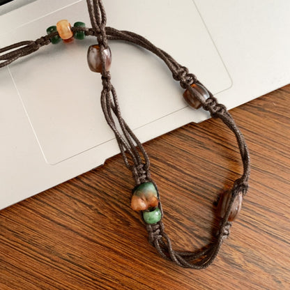 Beco Beaded Rope Waist Belt for apparel accessory