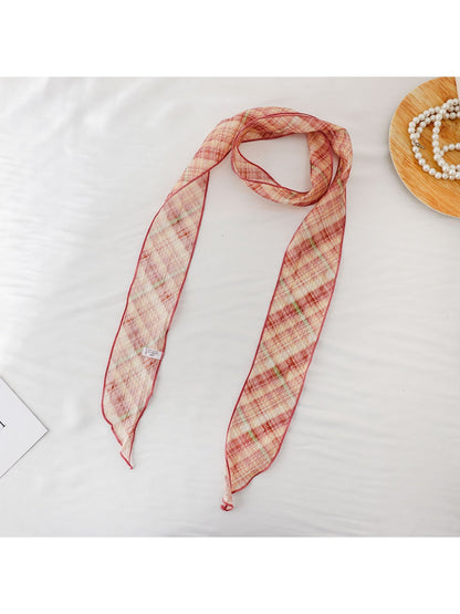 Scarvii - Fresh Floral Long Narrow Scarf