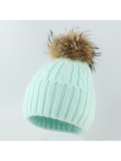 Haila - Thickened Ribbed Cuff Winter Knit Beanie