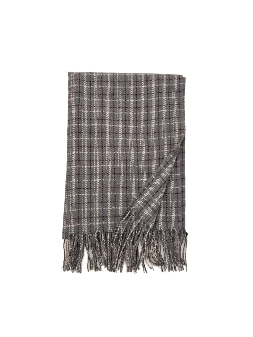 Scarvii - Soft Micro Plaid Winter Scarf