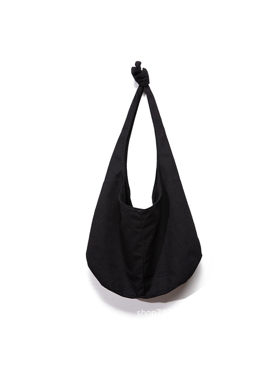 Cosbai striped slouchy crossbody bag laid flat showing full pattern
