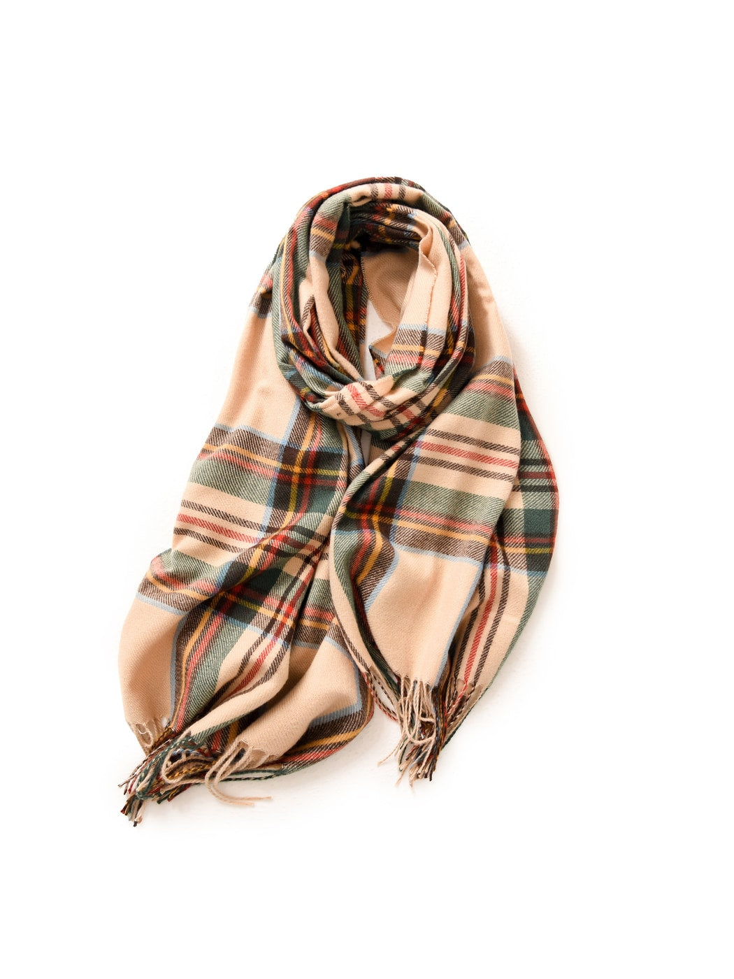 Scarvii - Classic Tartan Plaid Fringed Winter Scarf