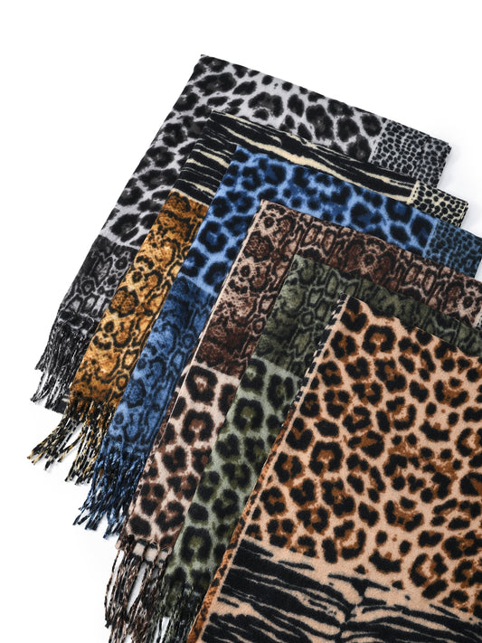 Scarvii – Wild Mosaic Animal Print Scarf