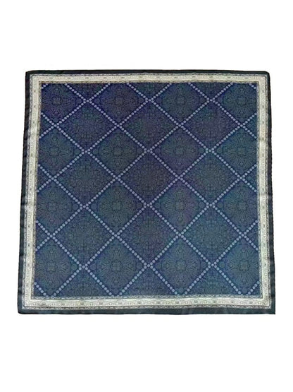 Scarvii Classic Ornamental Lattice Square Scarf