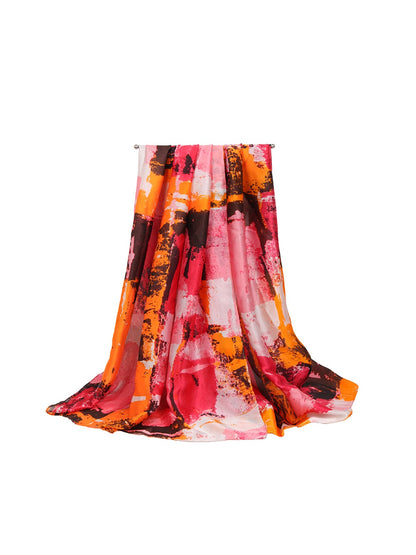 Scarvii - Graffiti Textured Print Fashion Scarf