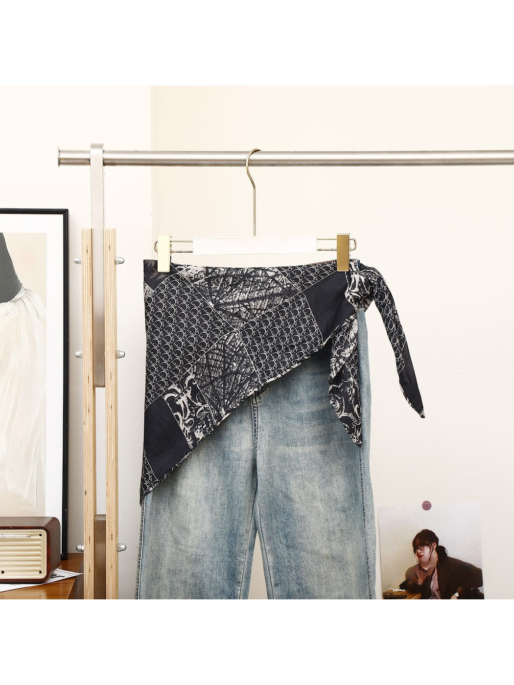 Scarvii - Patchwork Pattern Fashion Triangle Bandana