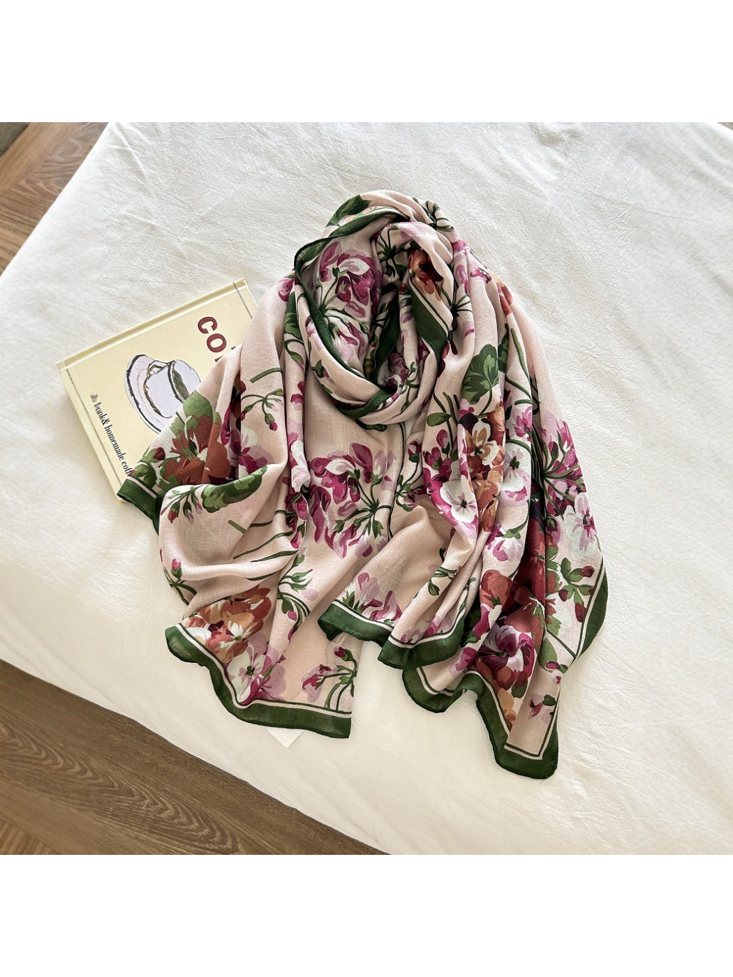 Scarvii - Vintage Floral Border Scarf