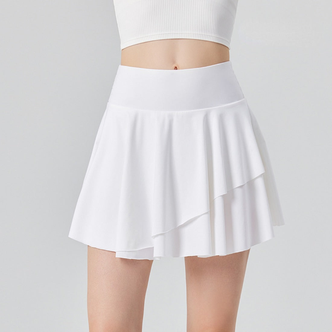 Stepo - Macaron Pleated Tennis Skirt Golf Skirt