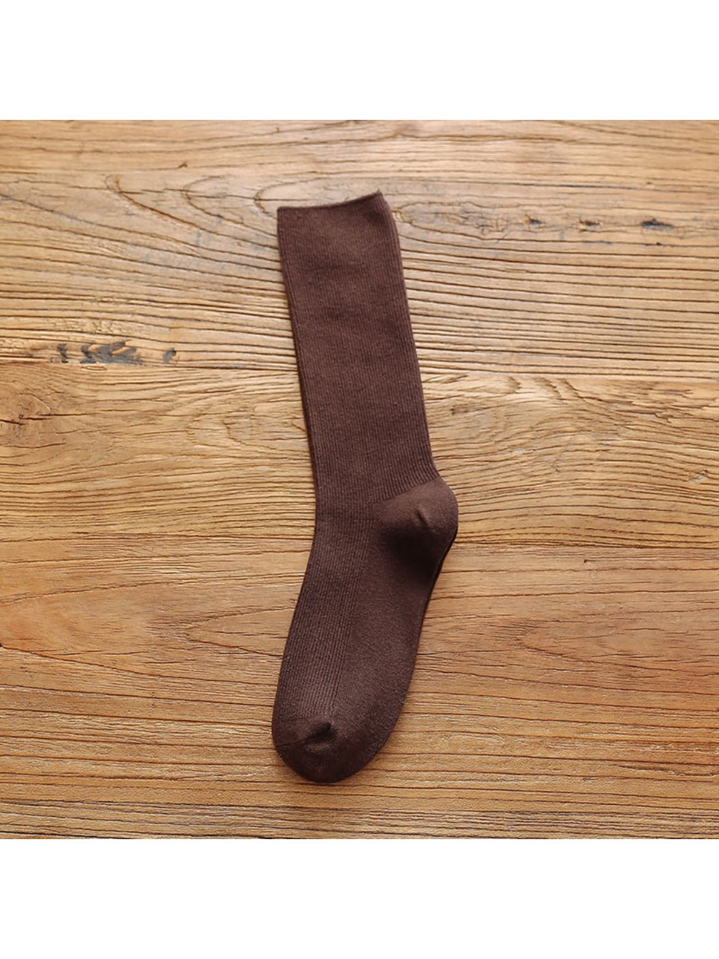Rufia - Solid Color Mid-Calf Socks for Women