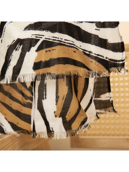 Scarvii - Abstract Zebra Print Fashion Scarf