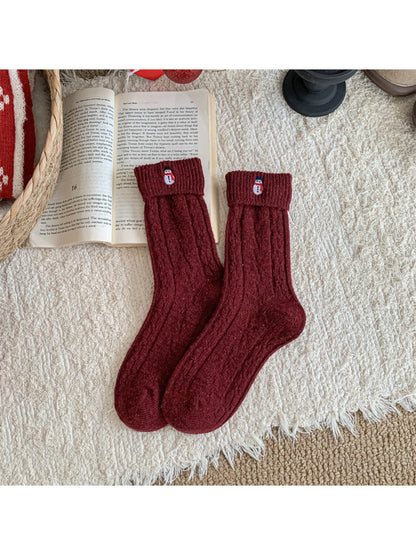 Rufia – Winter Holiday Knit Socks
