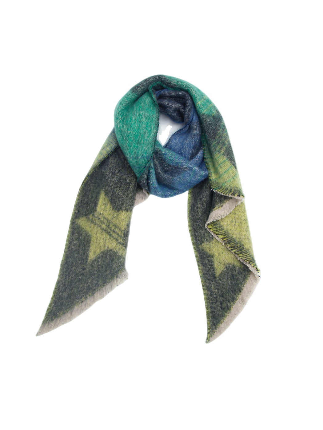 Scarvii - Winter Star-patterned Wrap Scarf for Cozy Warmth