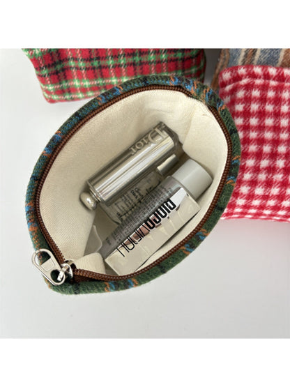 Cosbai - Retro Leopard Print Toiletry Bag