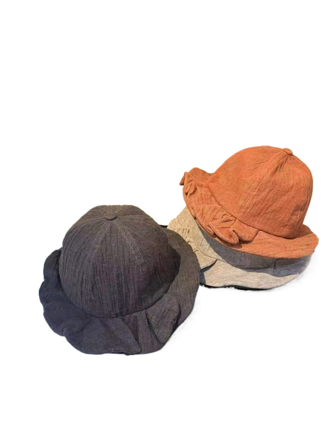 Haila - Vintage British‑Style Ruffled Bucket Hat