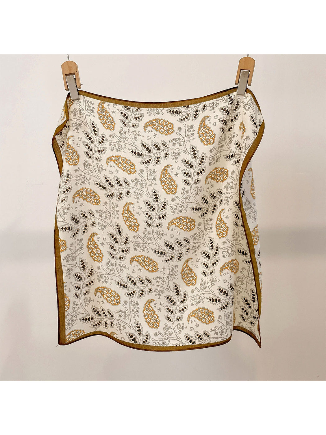 Scarvii - Printed Floral Paisley Pattern Square Scarf