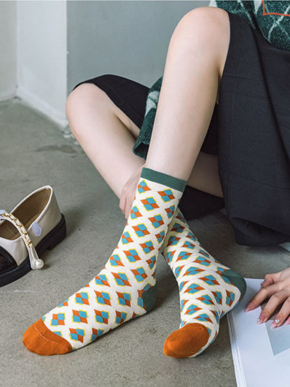 Rufia - Japanese Style Cartoon Mid-calf Socks – Playful & Cute
