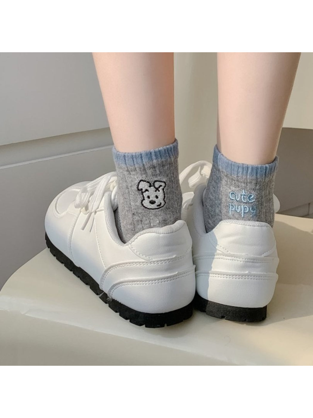 Rufia - Casual Rib Knit Ankle Socks product image 1