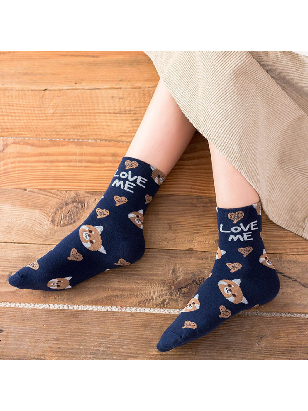 Rufia - Love Me Animal Crew Socks product image 3