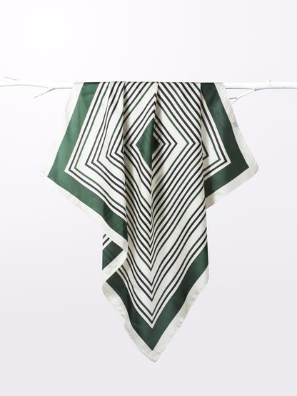 Scarvii - Striped Square Scarf