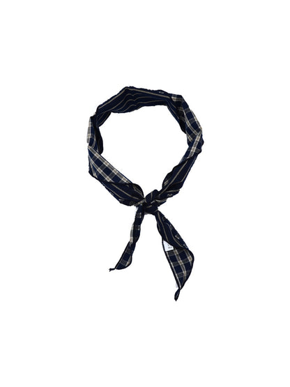 Scarvii - Geometric Printed Color-Block Triangle Bandana
