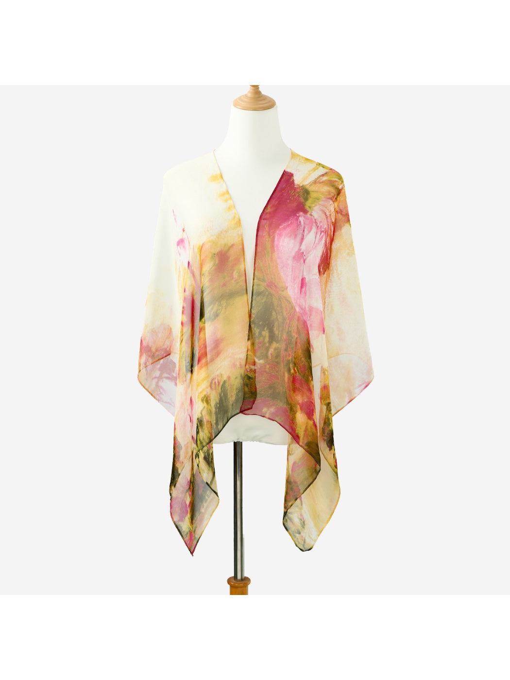 Scarvii - Spring Summer Watercolor Floral Scarf