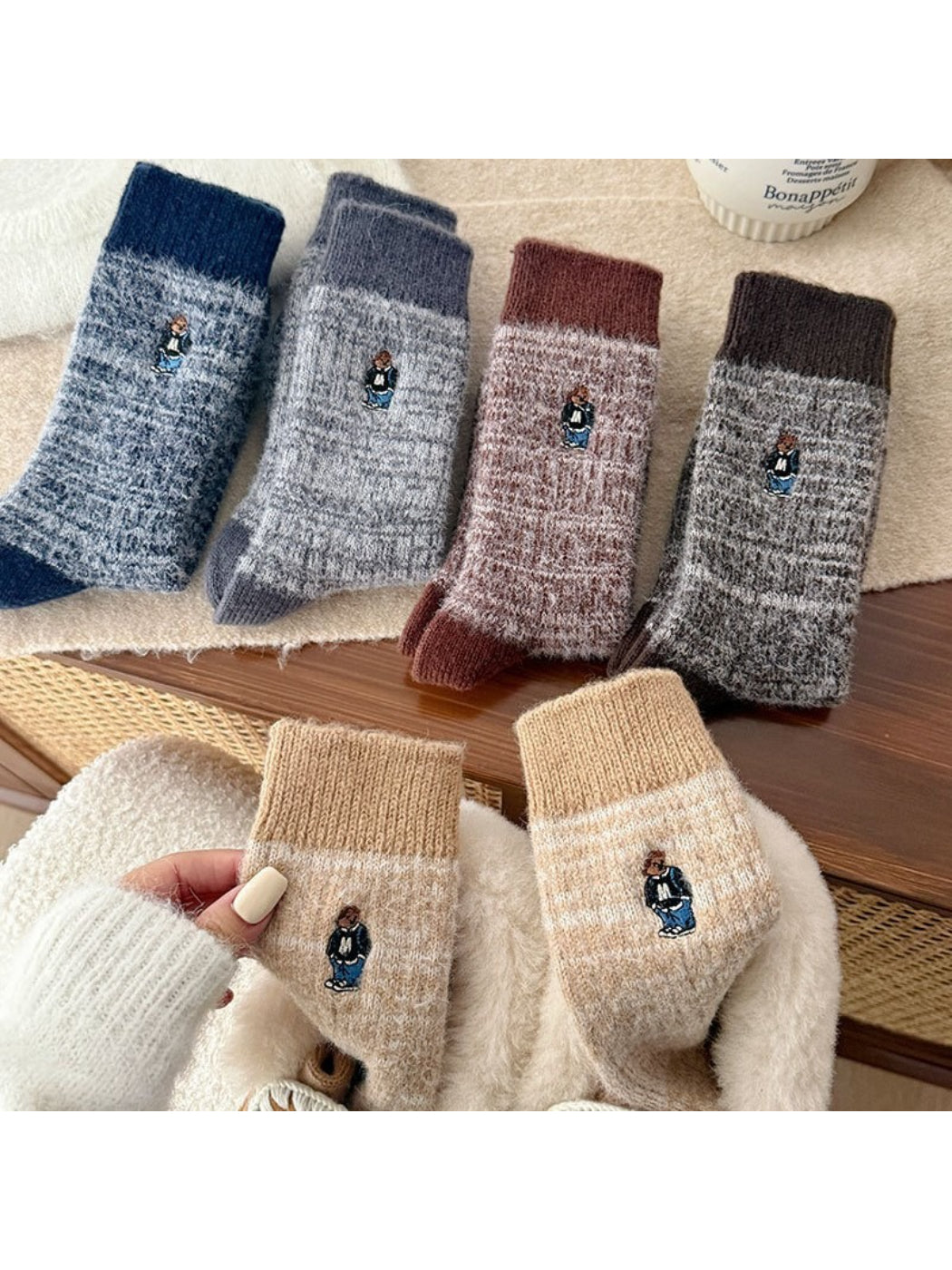 Rufia - Everyday Motif Crew Socks