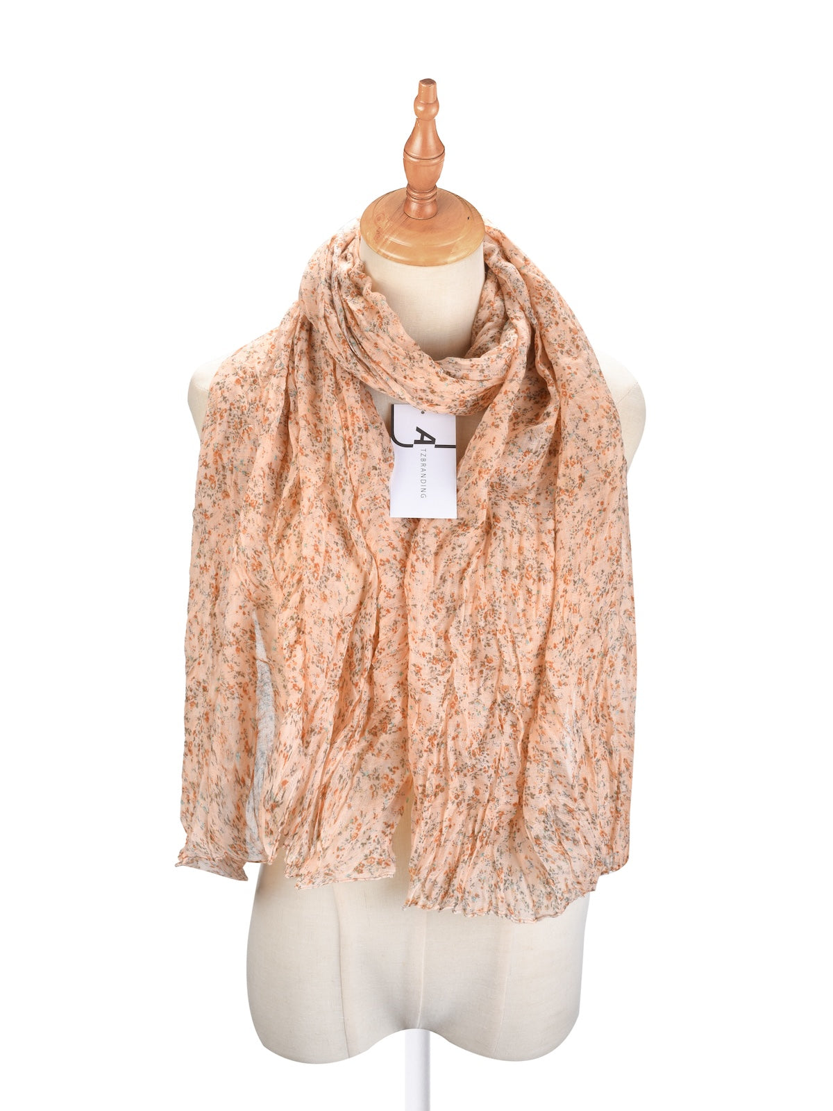 Scarvii - Ditsy Floral Crinkle Lightweight Scarf