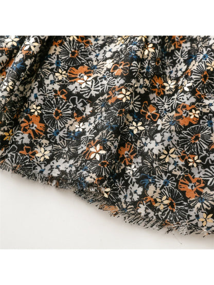 Scarvii - Ditsy Floral Print Scarf