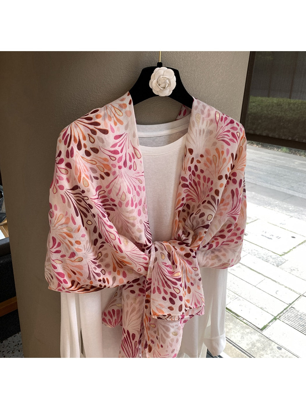Scarvii - Botanical Print Everyday Shawl Scarf