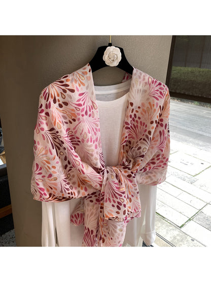 Scarvii - Botanical Print Everyday Shawl Scarf