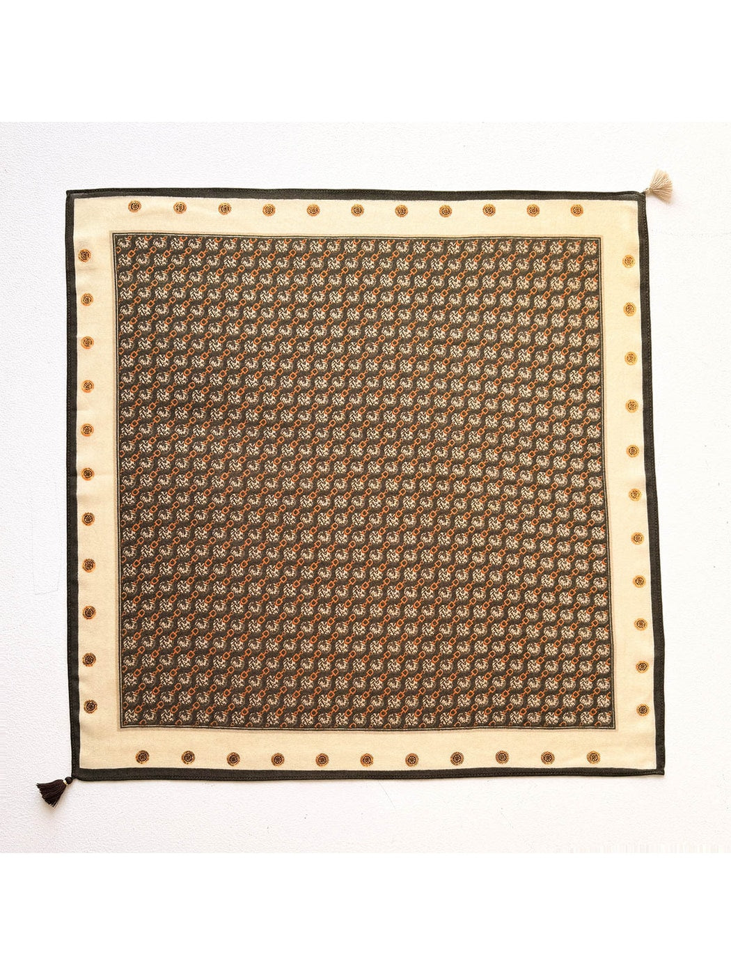 Scarvii - Elegant Neat Print Square Scarf