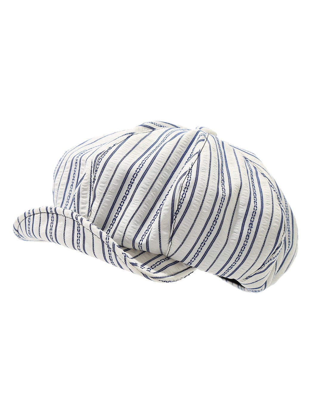 Haila - Round Crown Striped Women's Beret