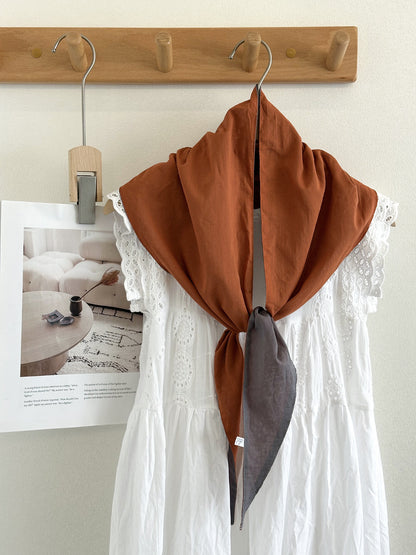 Scarvii - Two Tone Triangle Scarf