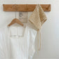 Scarvii - Vintage Knitted Triangle Scarf with Openwork Pattern