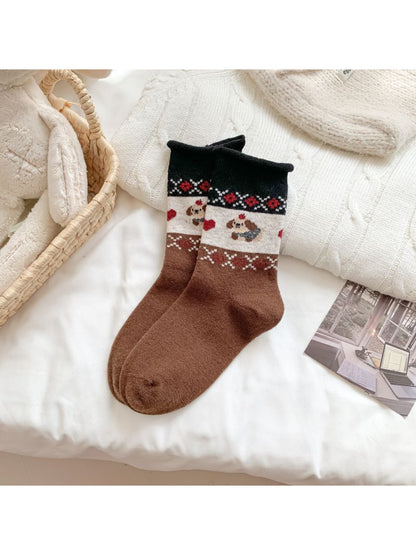 Rufia – Cozy Animal Pattern Socks