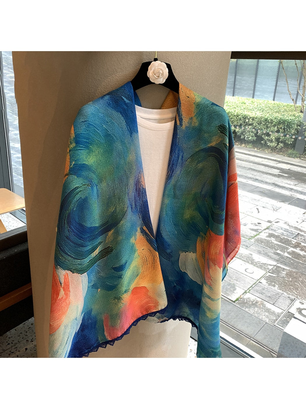 Scarvii - Elegant Printed Long Scarf Wrap