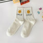 Rufia - Smiley Face Crew Socks
