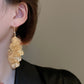 Earwish - Hollow Floral Fringe Earrings - Delicate & Shiny
