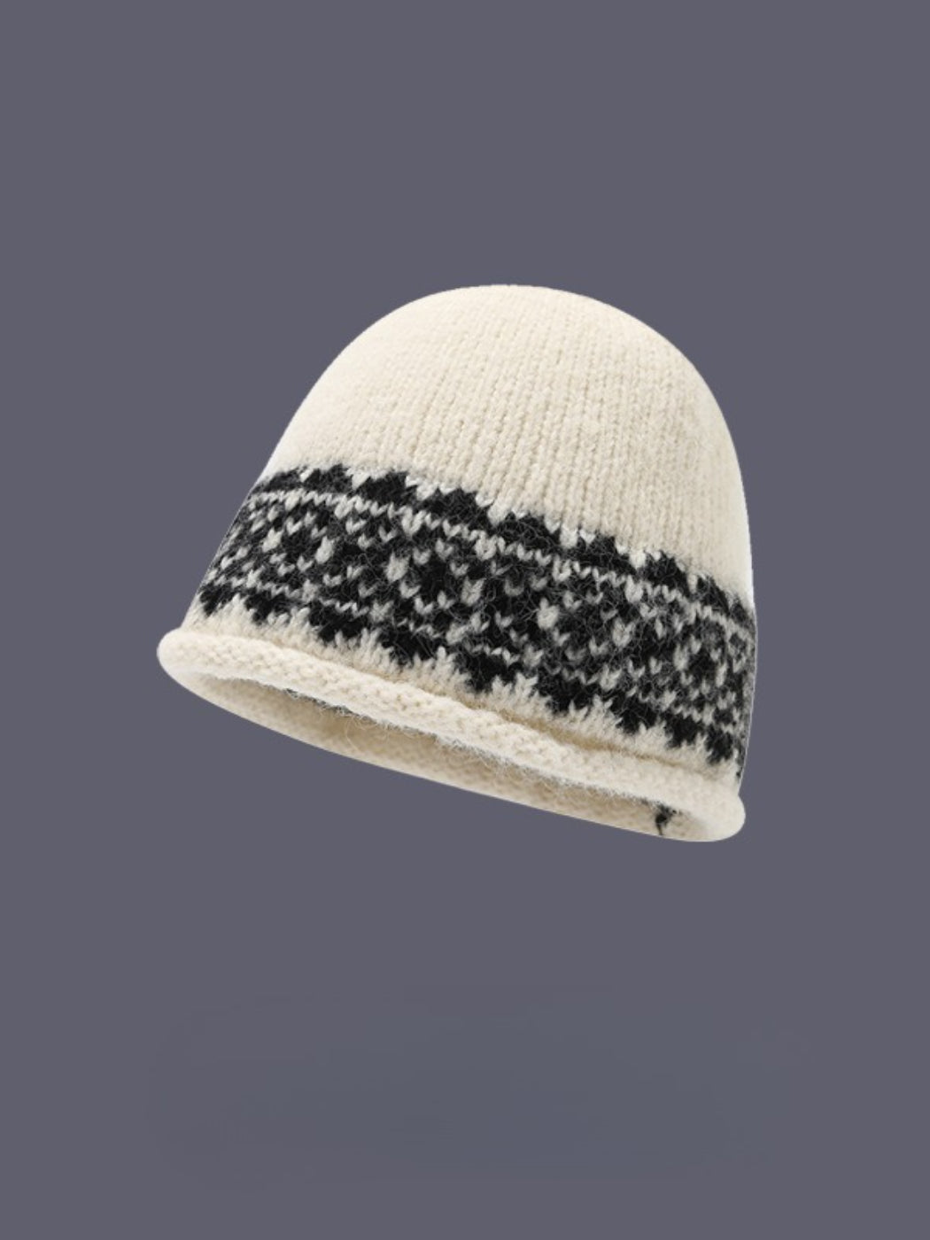 Haila – Vintage Jacquard Earflap Beanie